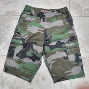 Wear First Boys 14 Camo Cargo Shorts